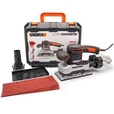 WORX WX642.1 270Watt Profesyonel Devir Ayarlı Titreşimli Zımpara - Worx