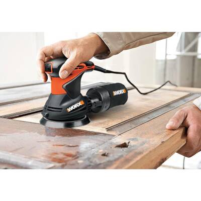 WORX WX652.1 320Watt 125mm Profesyonel Eksantrik Zımpara - 7