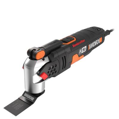 WORX WX681 450Watt Profesyonel Çok Amaçlı Devir Ayarlı Kesme Raspalama ve Zımpara + 39 Adet Aksesuar - Worx (1)