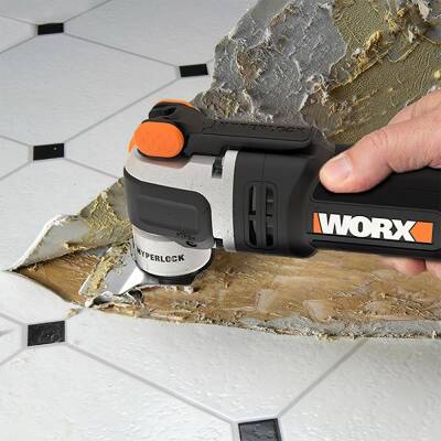 WORX WX681 450Watt Profesyonel Çok Amaçlı Devir Ayarlı Kesme Raspalama ve Zımpara + 39 Adet Aksesuar - 10