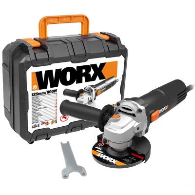 WORX WX718 900Watt 125mm Profesyonel Avuç Taşlama - Worx