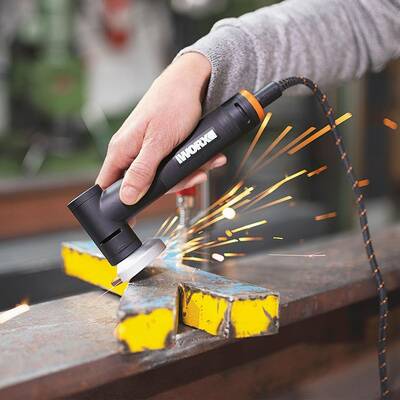 WORX WX741.9 MAKERX 20Volt Kömürsüz Profesyonel 50mm Avuç Taşlama + 3 Aksesuar (Akü Dahil Değildir) - 6