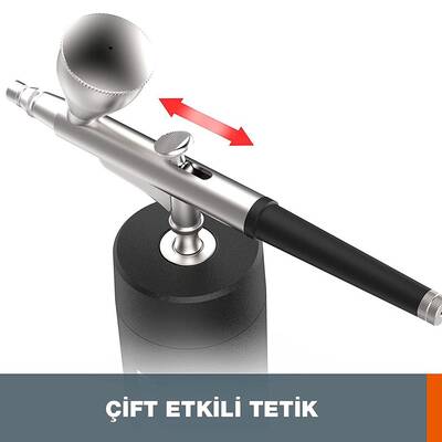 WORX WX742.9 MAKERX 20Volt Profesyonel Mini Air Brush Boya Tabancası (Akü Dahil Değildir) - Fırsat Ürünü (1)