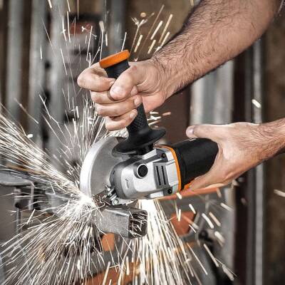 WORX WX800 20Volt 2.0 Ah. Li-ion Çift Akülü 115mm Profesyonel Şarjlı Avuç Taşlama - 5