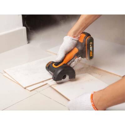 WORX WX801 20Volt 2.0Ah. Li-ion Profesyonel Şarjlı Mini Multi Taşlama - 8