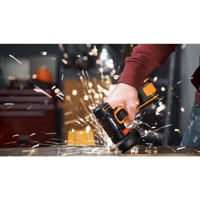 WORX WX801 20Volt 2.0Ah. Li-ion Profesyonel Şarjlı Mini Multi Taşlama - 4