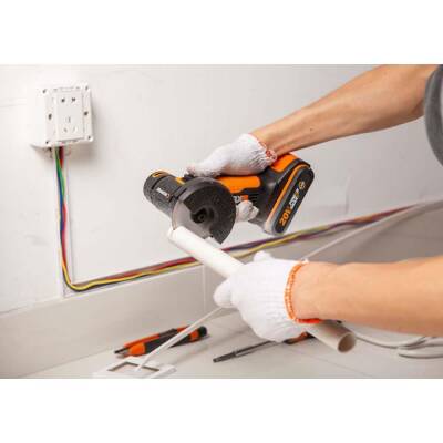 WORX WX801 20Volt 2.0Ah. Li-ion Profesyonel Şarjlı Mini Multi Taşlama - 7