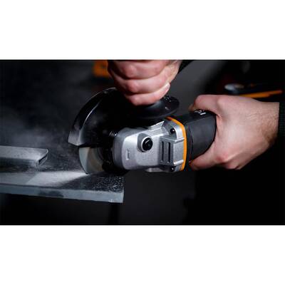 WORX WX803 20Volt 2.0/4.0 Ah. Li-ion Çift Akülü 125mm Profesyonel Şarjlı Avuç Taşlama - 6