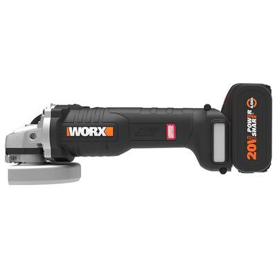 WORX WX812 20Volt 4.0Ah. 125mm Kömürsüz Profesyonel Şarjlı Avuç Taşlama - Fırsat Ürünü (1)