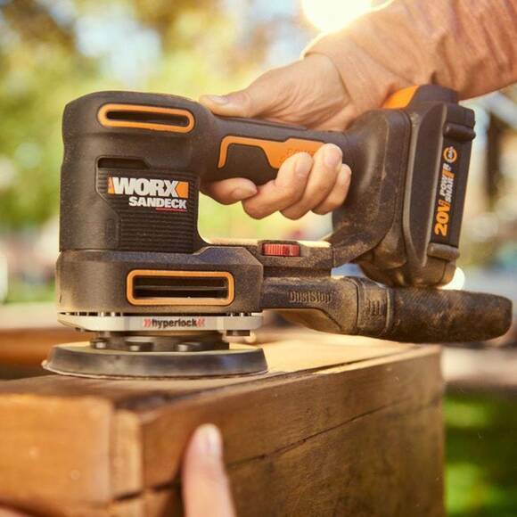 WORX WX820 20Volt 2.0Ah. Li-ion Profesyonel Devir Ayarlı Çok Amaçlı Şarjlı Zımpara - 7