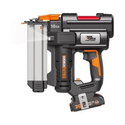 WORX WX842 20Volt/2.0Ah Li-ion 15-50mm Profesyonel Şarjlı Çivi Çakma Makinesi + 2700 Adet Yedek Çivi - Worx (1)