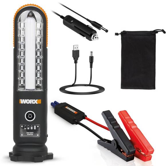 WORX WX852.1 12V 500Amp Lityum-Polymer Akü Takviye + Powerbank + Led Lamba - 1